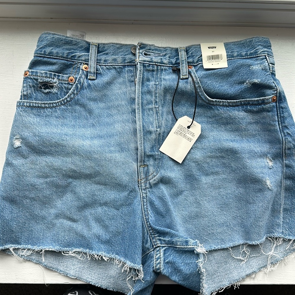 Levi’s High Rise Jean Shorts